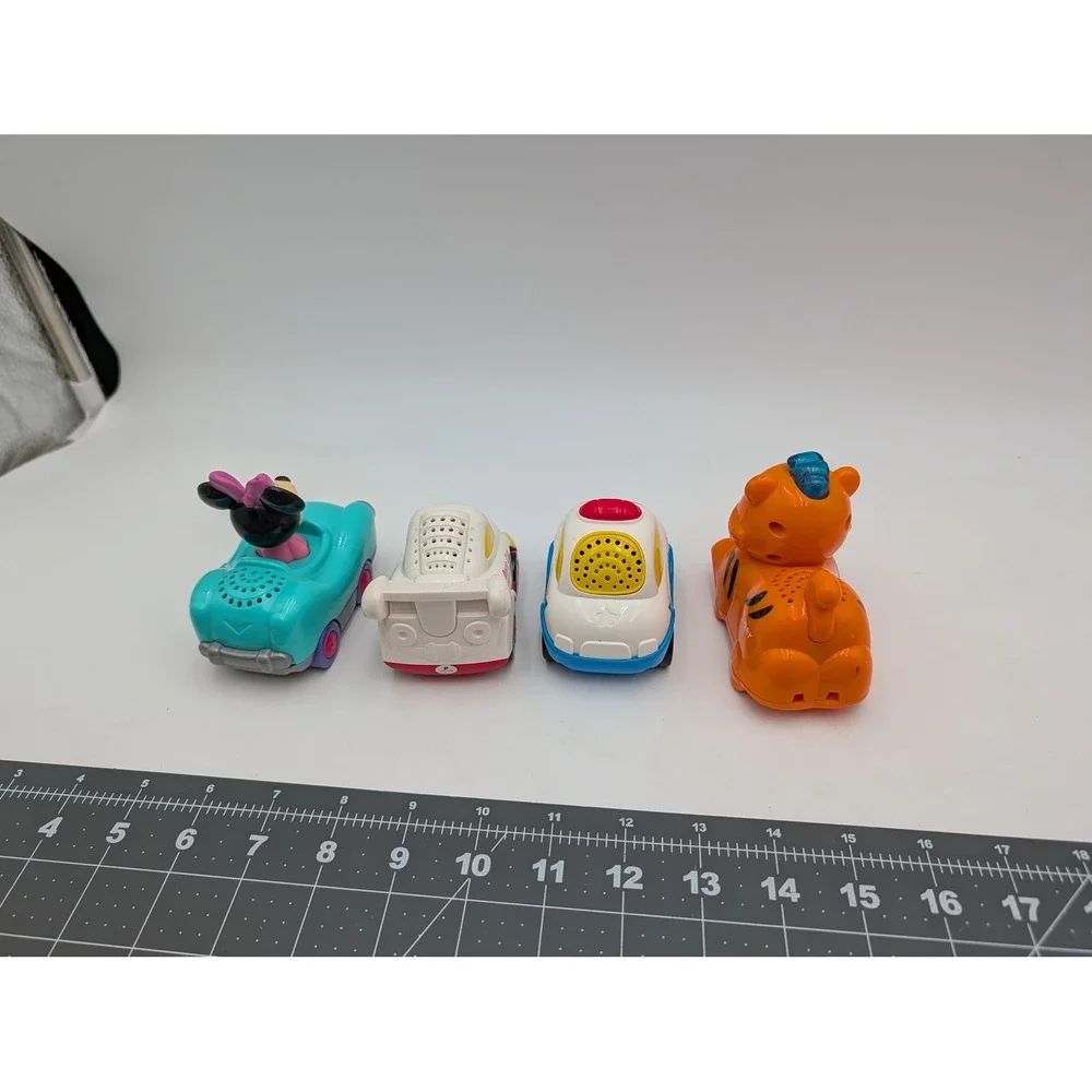 VTech Go Go Smart Vehicle Animal Minnie Mouse Tiger Race Police Car‎ Lot 4